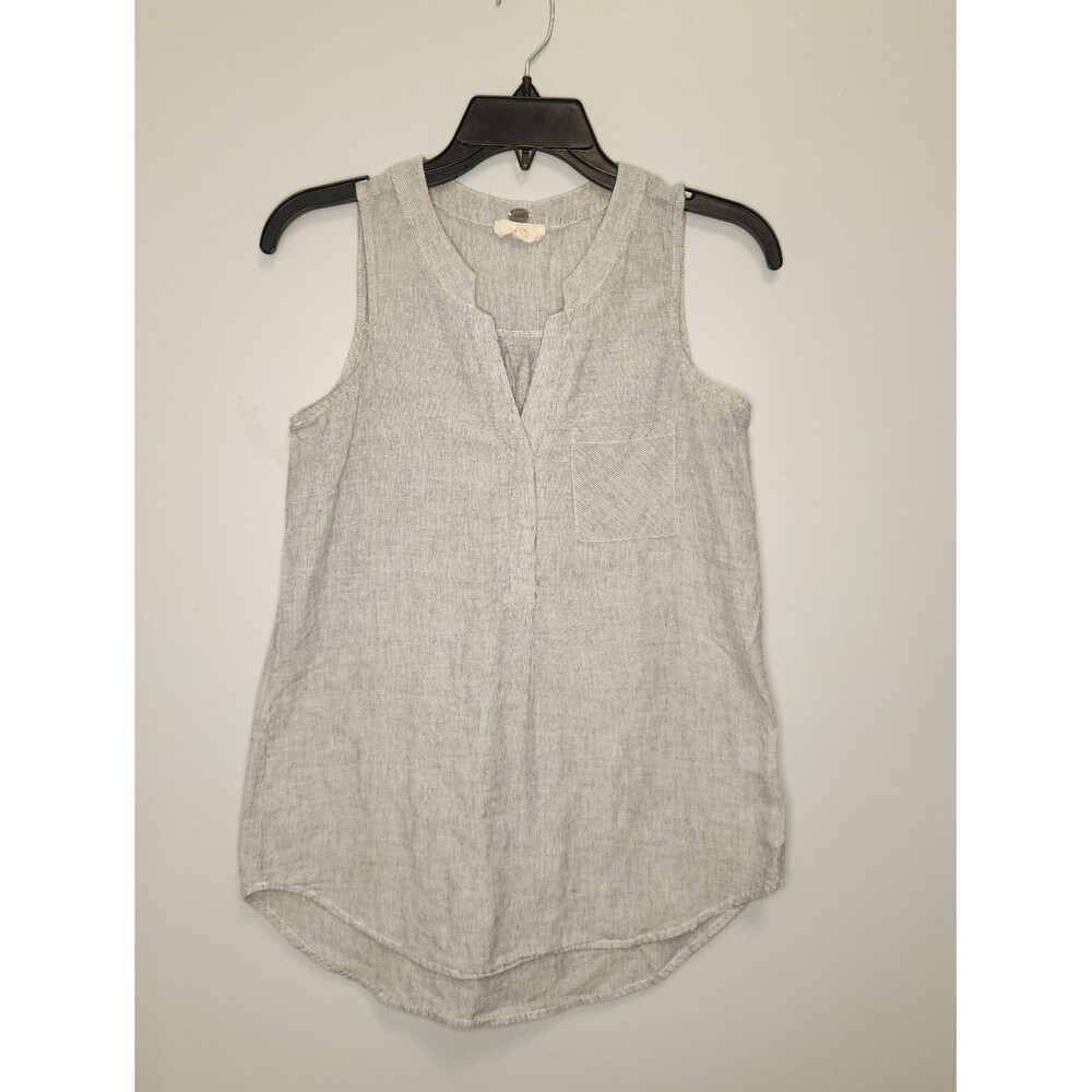 Cupio Striped V-Neck Tank Size Small